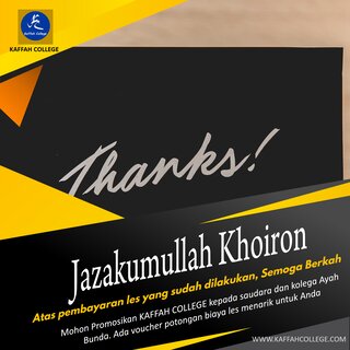 Terima Kasih Kaffah College