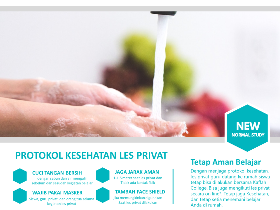 Protokol Kesehatan Belajar di rumah