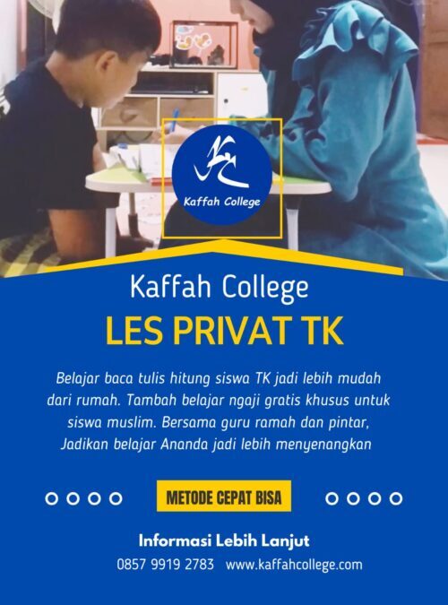 Les Privat TK jogja Solo dan Bimbel TK
