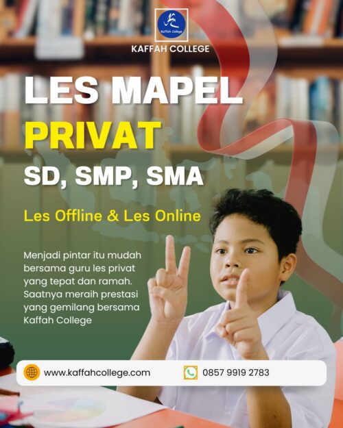 Les Mapel Terdekat untuk SD SMP SMA
