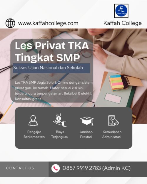 Les TKA SMP Jogja Solo dan Online
