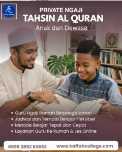 Private Ngaji Tahsin Al Quran Jogja Solo dan Online